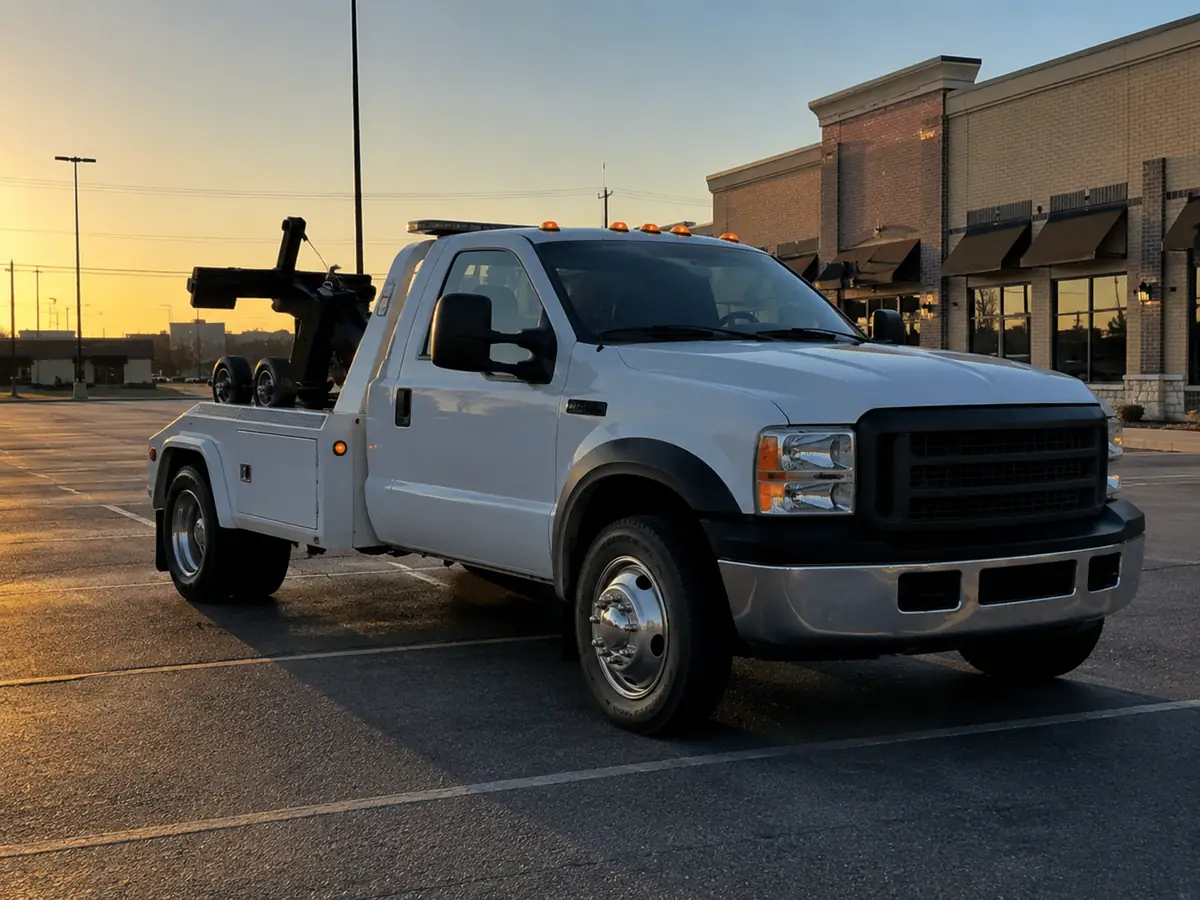 Tow truck ready for service in Humble TX
